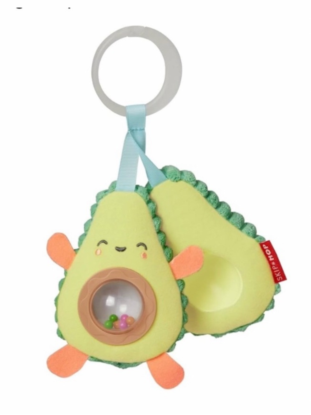 ❗️Skip Hop Farmstand Avocado Plush Rattle Baby Toy